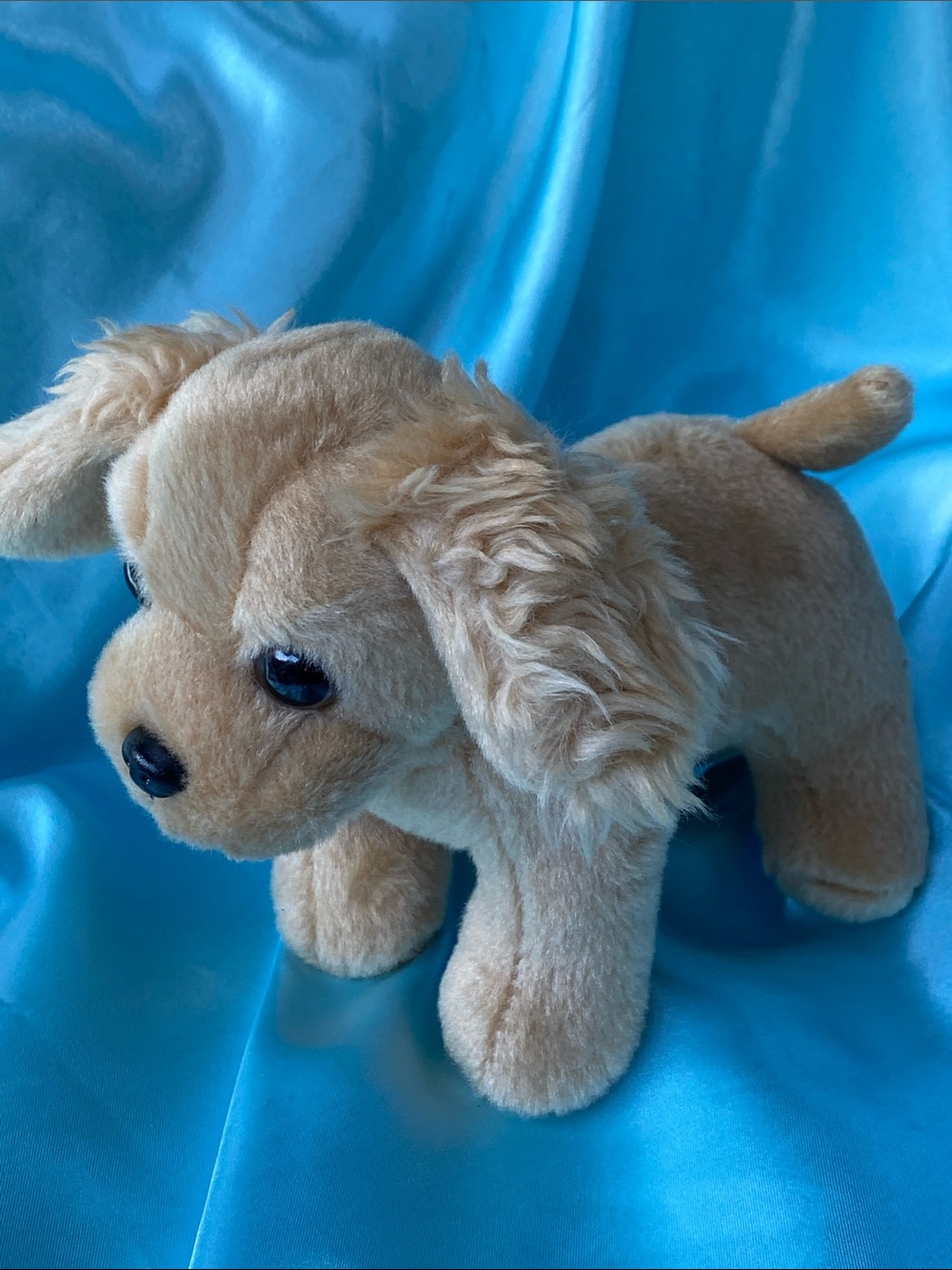 Our Generation doll blond Cocker Spaniel Soft Tan Plush Dog